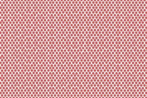 Tiny red  polka dot and circle pattern background  Stock Illustration