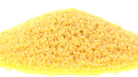 Tiny roll pasta vertical pan 3 스톡 동영상 25333182