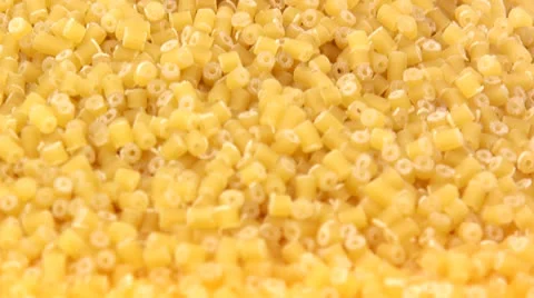 Tiny roll pasta vertical pan 4 스톡 동영상 25333188