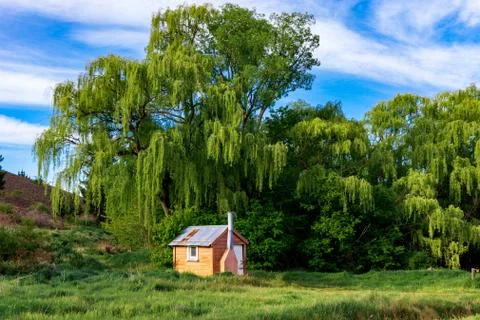 A Tiny Rustic Cabin Stock Photos
