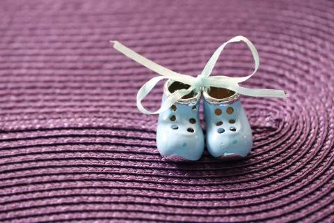 Tiny shoes Stock Photos