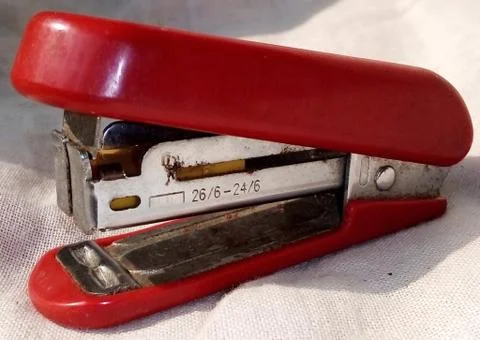 Tiny Stapler 스톡 사진