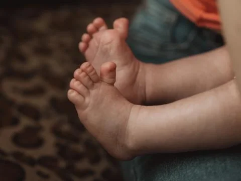 Tiny Steps of Joy Stock Photos