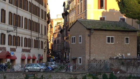 Tiny street Stock Footage 125772803