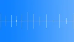 Tiny switch, thin plastic clicks on and off x6 - ver BSound Effect