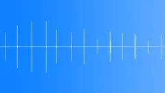 Tiny switch, thin plastic clicks on and off x6 - ver ASound Effect