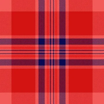 Tiny texture background check, mockup pattern seamless tartan. Canvas plaid.. Stock Illustration