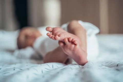Tiny toes Stock Photos