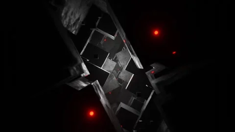 Tiny Tunnel Sci-Fi VJ Seamless Loop 3D Animation Video stock 275038555