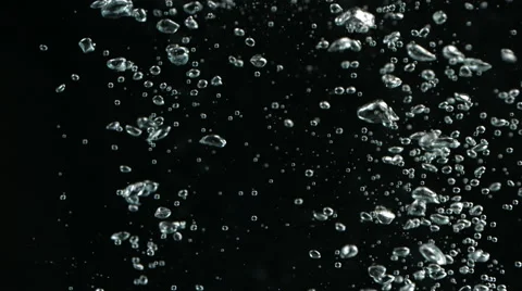 Tiny water bubbles, slow motion Video stock 61668106