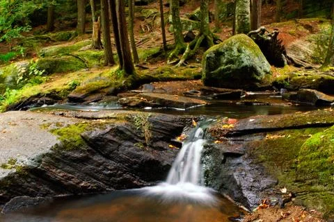 Tiny waterfall Stock Photos