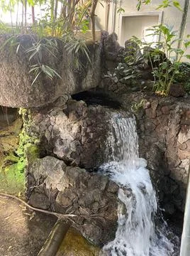 Tiny waterfall Foto stock