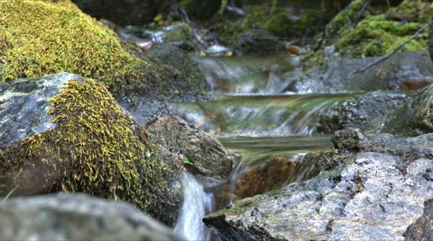 Tiny Waterfalls Stock Footage 1474719