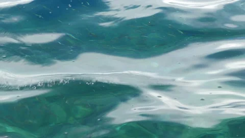 Tiny waves on the calm sea. The surface of the sea is very smooth. Blue clear 스톡 동영상 153741726