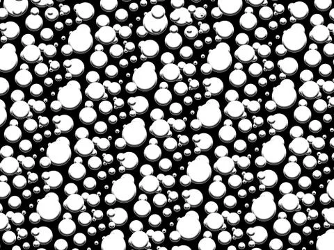 Tiny white circle shapes beautiful texture on plain black background イラスト素材