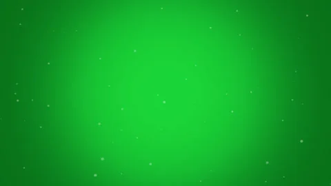 Tiny white particles floating on green background loop Stock Footage 348046314