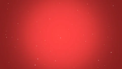 Tiny white particles floating on red background loop Stock Footage 348046342