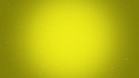 Tiny white particles floating on yellow background loop Stock-Footage 348046350