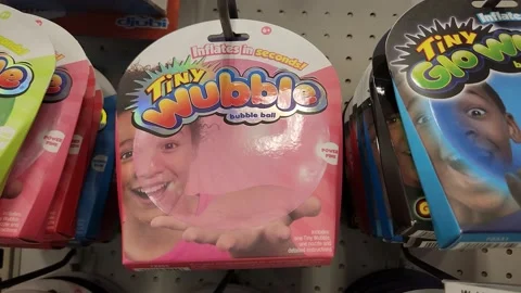 Tiny Wubble Bubble Box Stock Footage 197857538