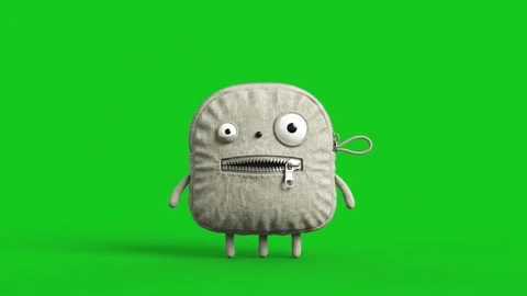 Tiny Zip-Zip Creature Video stock 346165453