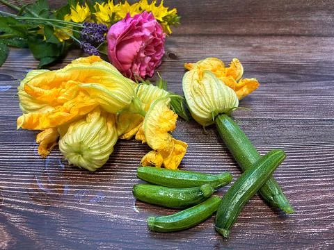 Tiny zucchini Stock Photos