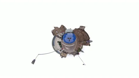 Tinyplanet 360 drive in Edinburgh 12 of 17 Stock Footage 137482112