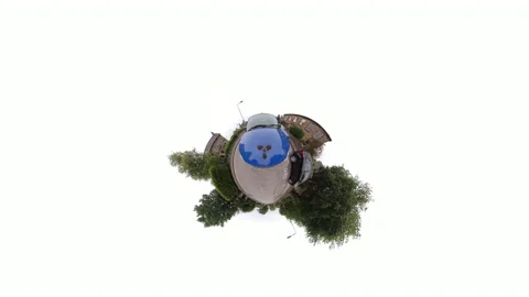 Tinyplanet 360 drive in Edinburgh 14 of 17 Stock Footage 137483493