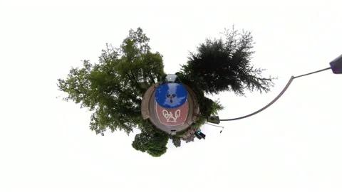 Tinyplanet 360 drive in Edinburgh 16 of 17 Stock Footage 137485730