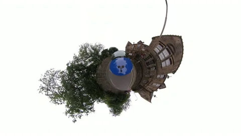 Tinyplanet 360 drive in Edinburgh 2 of 17 Stock Footage 137471175