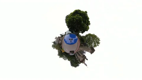 Tinyplanet 360 drive in Edinburgh 5 of 17 Stock Footage 137470626