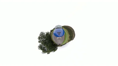 Tinyplanet 360 drive in Edinburgh 6 of 17 Stock Footage 137471085