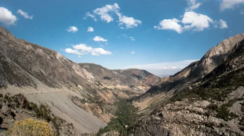 Tioga road time lapse Stock Footage 58657057