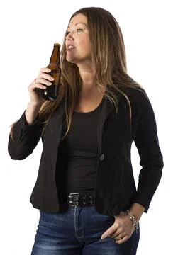 On the tip of a beer Stock-Fotos