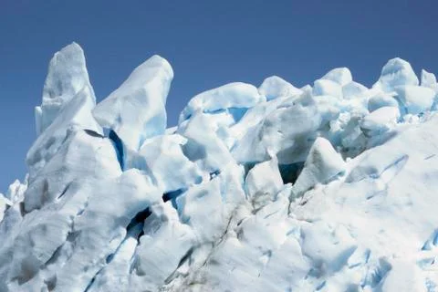 Tip of a glacier Stock Photos