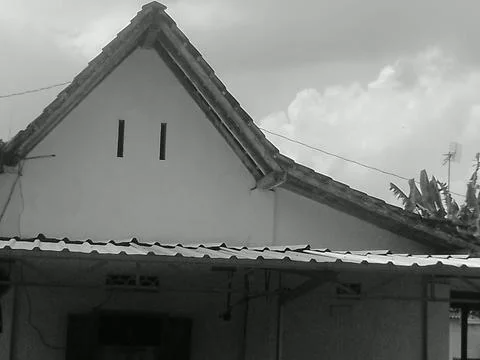 Tip of the House Foto stock