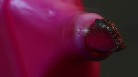 Tip of Marker Melting Macro - MRYT Stock Footage 74216756