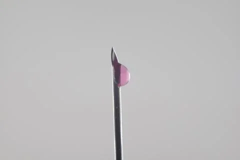 The tip of the needle Stock Photos