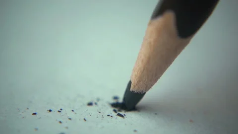 Tip Of A Pencil Breaking Vidéo 94366185