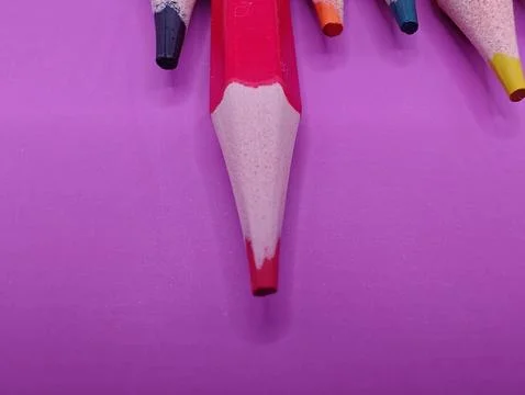 The tip of a pencil on a bright background Stock Photos