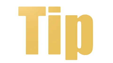 Tip Word Cloud Animated Isolated Stock Footage 103668378