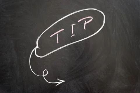 Tip word Stock Photos