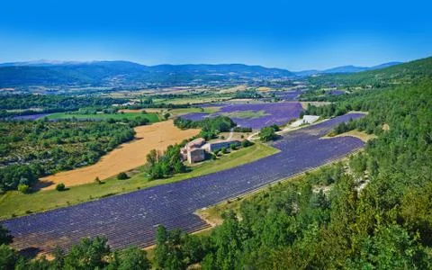 Tipical Provencal landscape Stock-Fotos
