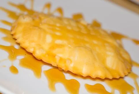 A tipical sardinian dessert Stock Photos