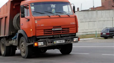 Tipper car Stock Footage 47813889