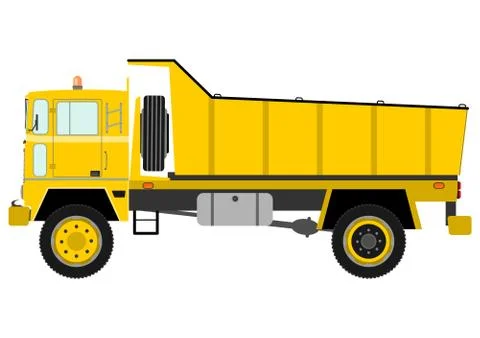 Tipper truck Stock Illustration