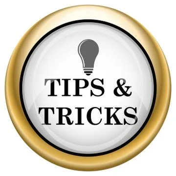 Tips and tricks icon Illustrazione stock