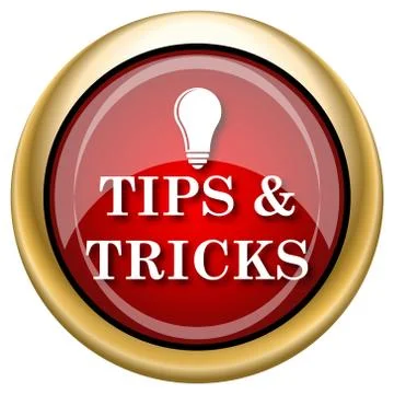 Tips and tricks icon Illustrazione stock