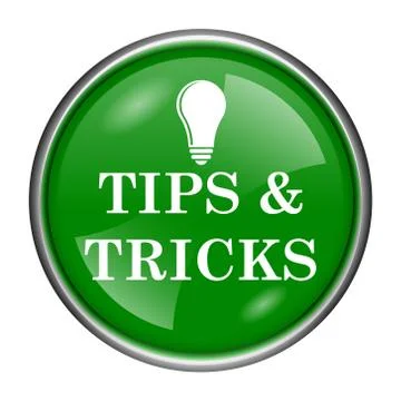 Tips and tricks icon Illustrazione stock