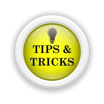 Tips and tricks icon Illustrazione stock