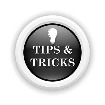 Tips and tricks icon Illustrazione stock